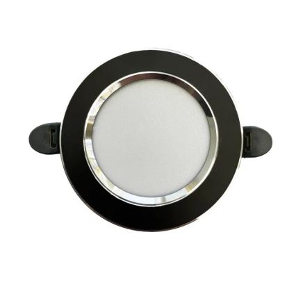 LED Лампа за окачен таван LED/7,5W/230V 4000K черен/сребрист