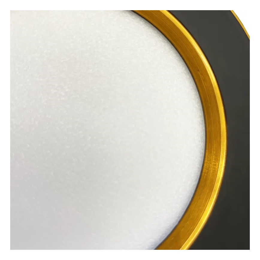 LED Лампа за окачен таван LED/7,5W/230V 4000K черен/златист