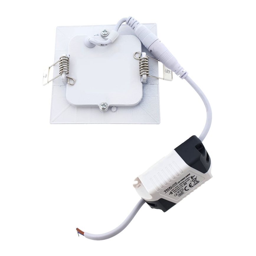 LED Лампа за окачен таван QTEC LED/3W/230V 6500K 8,3x8,3 см