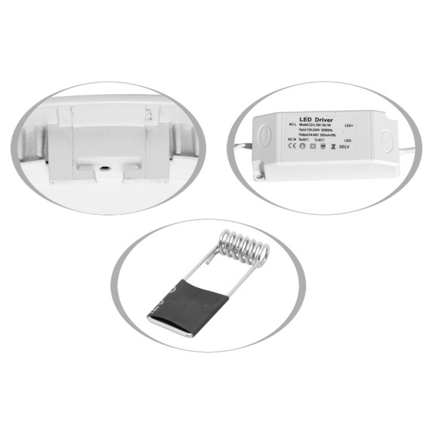 LED Лампа за вграждане в баня RAFA LED/25W/230V 2700K IP44