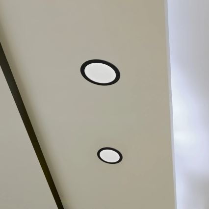 LED Лампа за окачен таван RIGEL LED/14W/230V 4000K Ø 22 см черен
