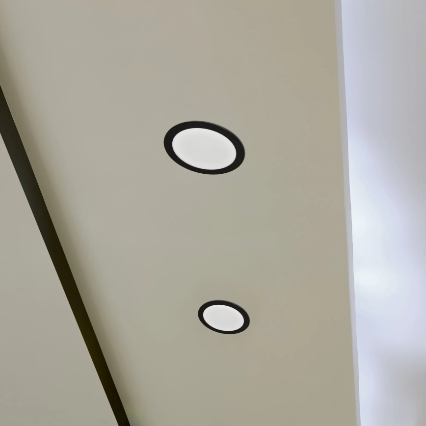 LED Лампа за окачен таван RIGEL LED/14W/230V 4000K Ø 22 см черен