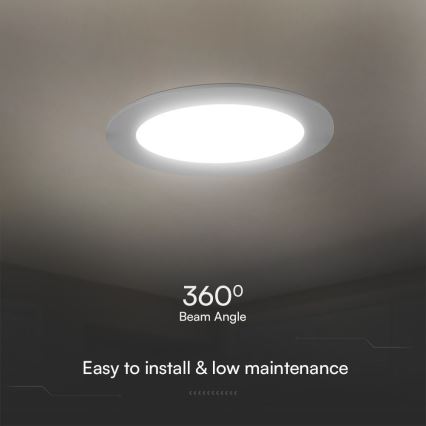 LED Лампа за окачен таван SAMSUNG CHIP LED/24W/230V 3000K Ø 29,4 см бял