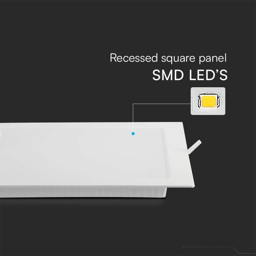 LED Лампа за окачен таван SAMSUNG CHIP LED/24W/230V 4000K 29,5x29,5 см бял