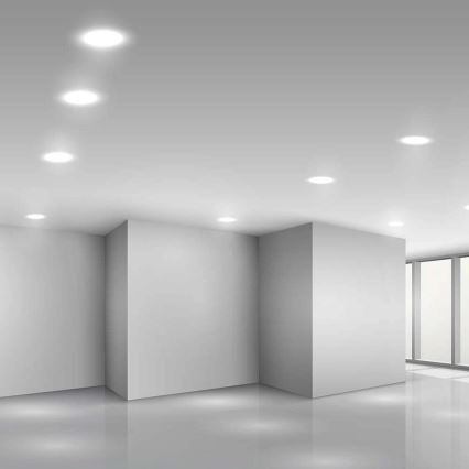 LED Лампа за окачен таван SAMSUNG CHIP LED/3W/230V 6500K Ø 9,5 см бял