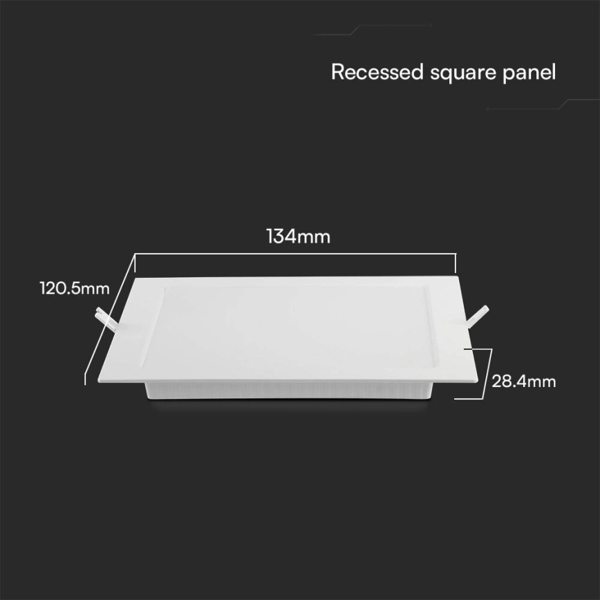 LED Лампа за окачен таван SAMSUNG CHIP LED/6W/230V 3000K 12x12 см бял