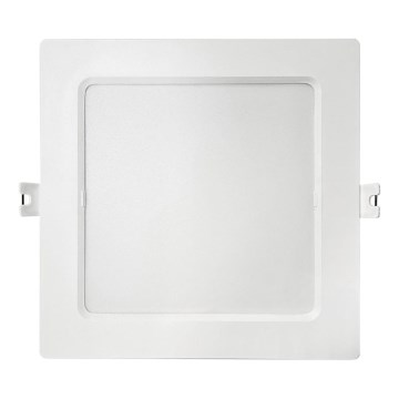 LED Лампа за окачен таван SQUARE LED/12W/230V 4000K 17x17 см бял
