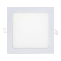 LED Лампа за окачен таван SQUARE LED/15W/230V 6500K 18,8x18,8 cm бял