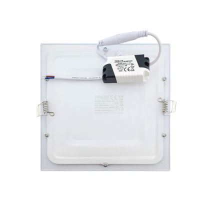 LED Лампа за окачен таван SQUARE LED/15W/230V 6500K 18,8x18,8 cm бял