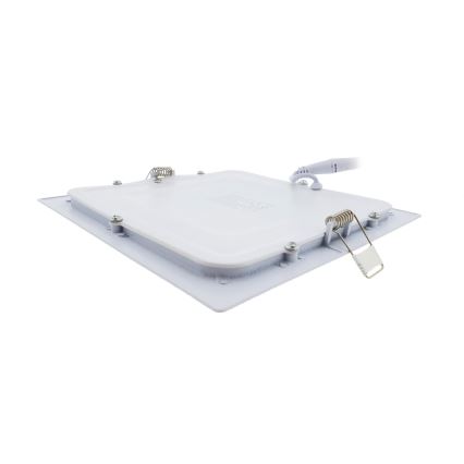 LED Лампа за окачен таван SQUARE LED/15W/230V 6500K 18,8x18,8 cm бял