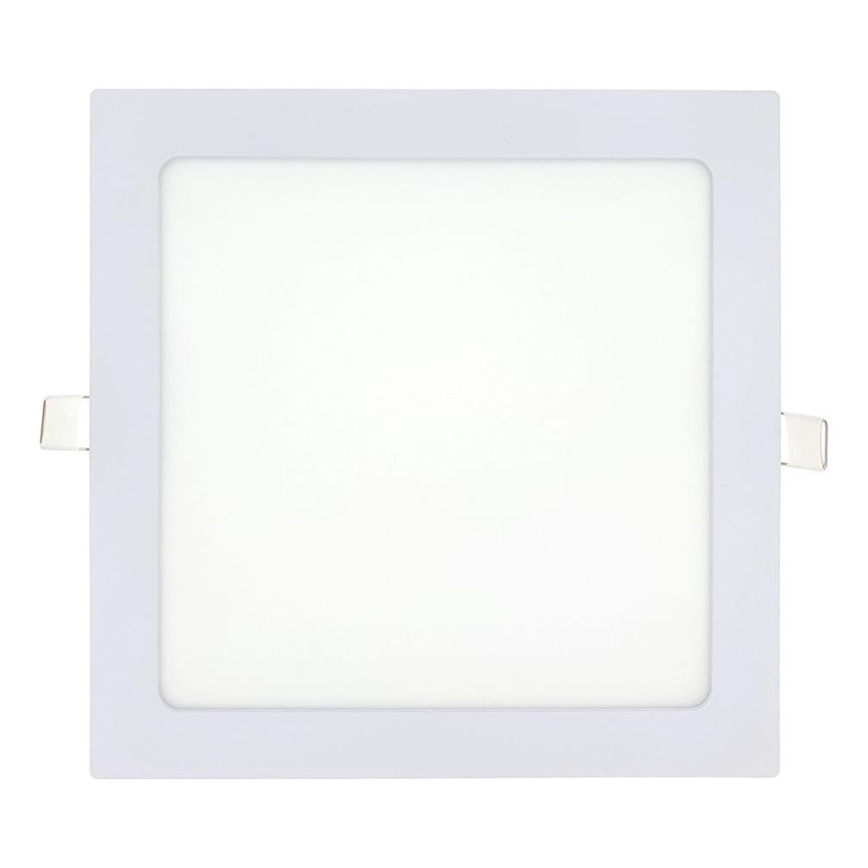 LED Лампа за окачен таван SQUARE LED/18W/230V 2700K 22x22 cm бял