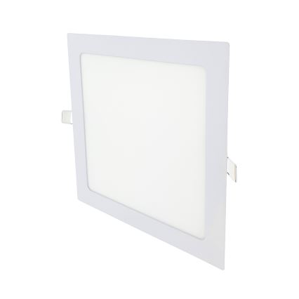 LED Лампа за окачен таван SQUARE LED/18W/230V 2700K 22x22 cm бял