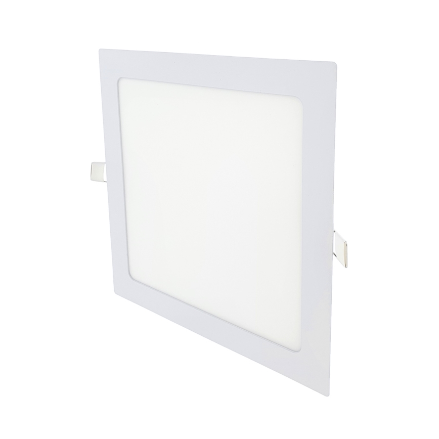 LED Лампа за окачен таван SQUARE LED/18W/230V 2700K 22x22 cm бял
