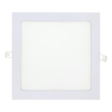 LED Лампа за окачен таван SQUARE LED/18W/230V 4200K 22x22 cm бял
