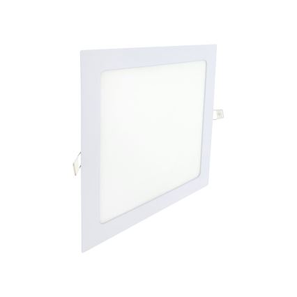 LED Лампа за окачен таван SQUARE LED/18W/230V 4200K 22x22 cm бял
