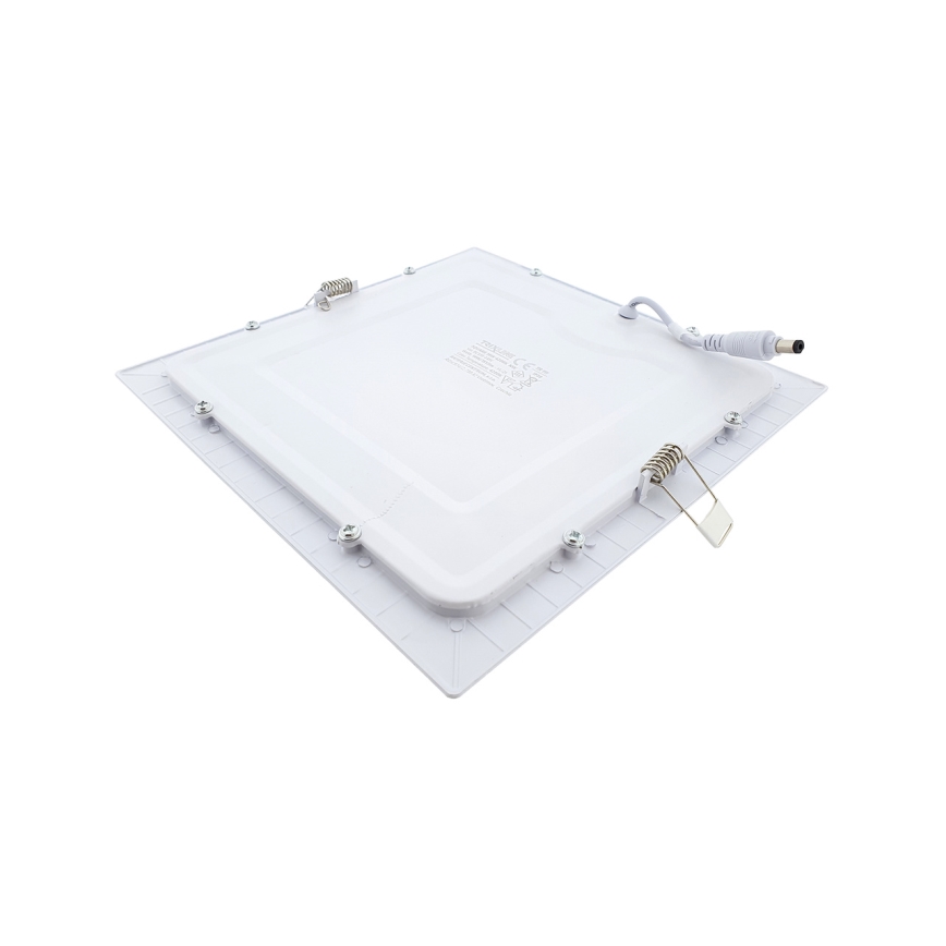 LED Лампа за окачен таван SQUARE LED/18W/230V 4200K 22x22 cm бял