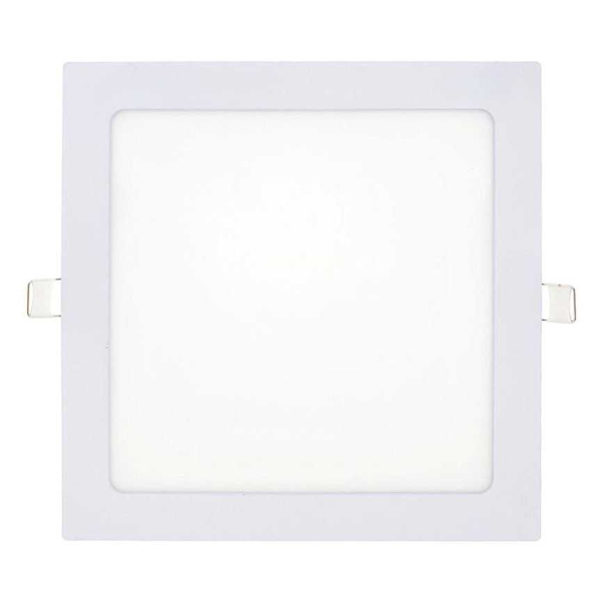 LED Лампа за окачен таван SQUARE LED/18W/230V 6500K 22x22 cm бял