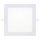 LED Лампа за окачен таван SQUARE LED/18W/230V 6500K 22x22 cm бял