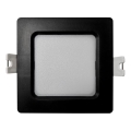 LED Лампа за окачен таван SQUARE LED/3W/230V 4000K 9x9 см черен