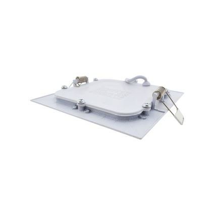 LED Лампа за окачен таван SQUARE LED/6W/230V 4200K 11,8x11,8 cm бял