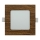 LED Лампа за окачен таван SQUARE LED/6W/230V 4200K 11,8x11,8 см кафяв