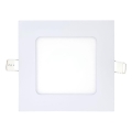 LED Лампа за окачен таван SQUARE LED/6W/230V 6500K 11,8x11,8 cm бял