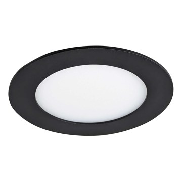LED Лампа за окачен таван VEGA LED/6W/230V 2900/3900/5800K Ø 12,5 см черен