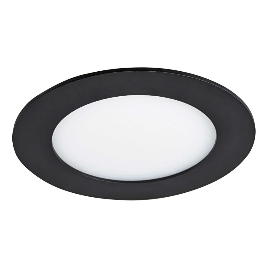 LED Лампа за окачен таван VEGA LED/6W/230V 2900/3900/5800K Ø 12,5 см черен