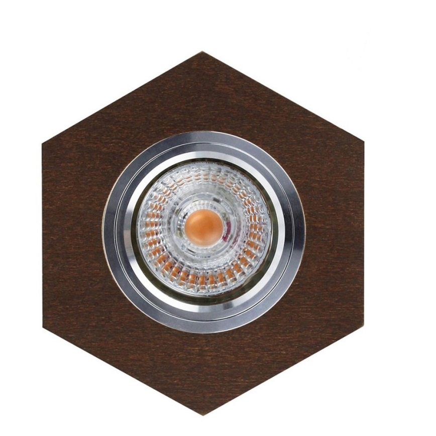 LED Лампа за окачен таван VITAR 1xGU10/5W/230V CRI 90 бук