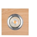 LED Лампа за окачен таван VITAR 1xGU10/5W/230V CRI 90 дъб
