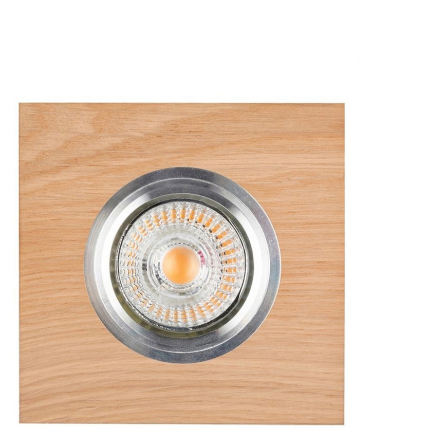 LED Лампа за окачен таван VITAR 1xGU10/5W/230V CRI 90 дъб