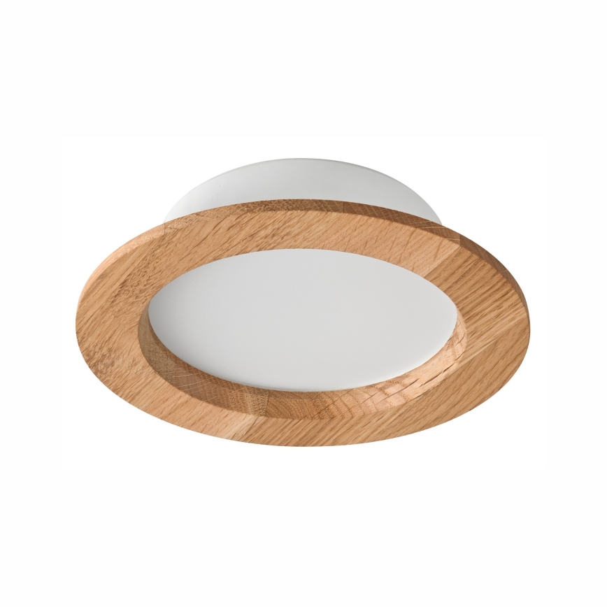LED Лампа за окачен таван WOODY SPOT LED/12,5W/230V 3000K дъб ø 16 см