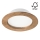 LED Лампа за окачен таван WOODY SPOT LED/12,5W/230V 4000K орех ø 16 см
