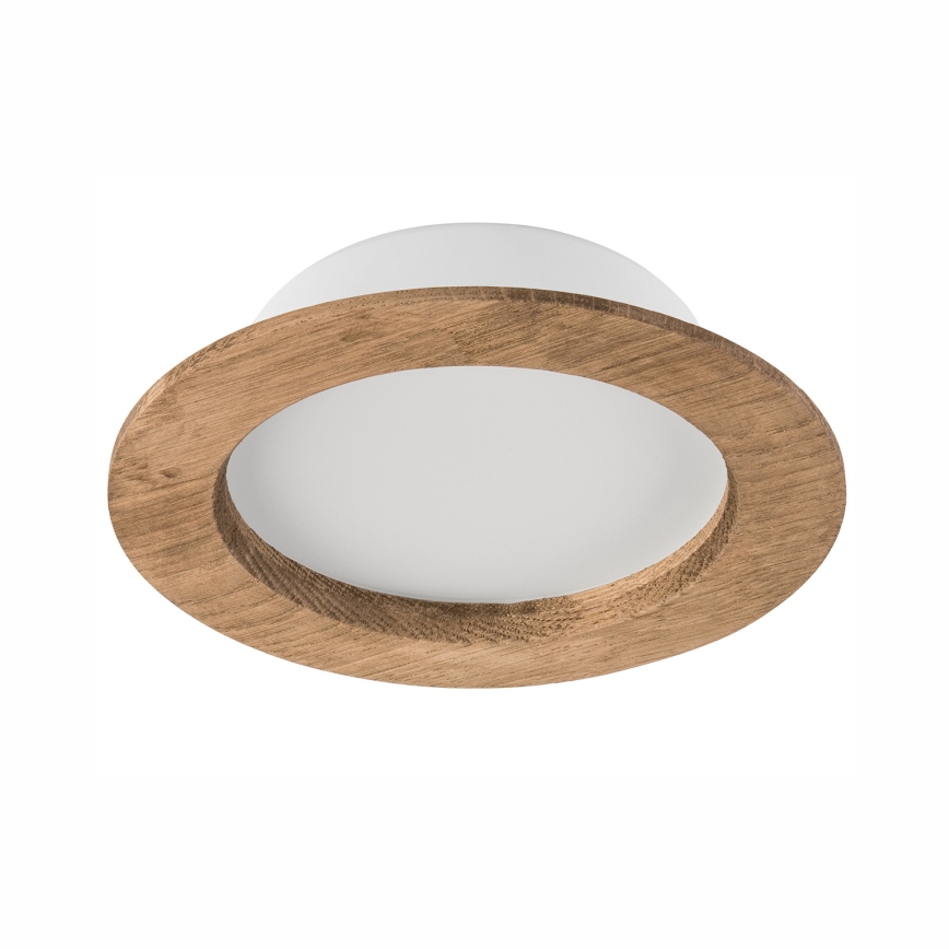 LED Лампа за окачен таван WOODY SPOT LED/12,5W/230V 4000K орех ø 16 см