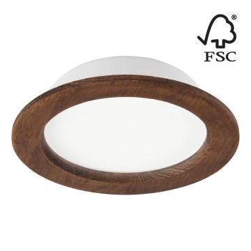 LED Лампа за окачен таван WOODY SPOT LED/16,5W/230V 4000K череша ø 18,5 см