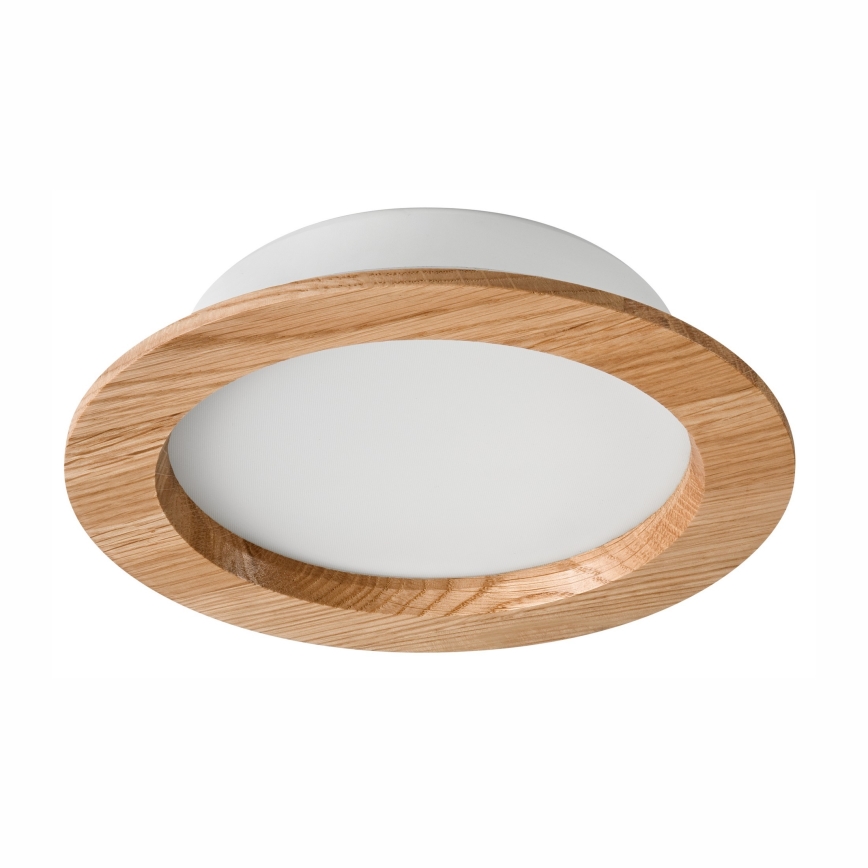 LED Лампа за окачен таван WOODY SPOT LED/16,5W/230V 4000K дъб ø 18,5 см