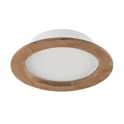 LED Лампа за окачен таван WOODY SPOT LED/16,5W/230V 4000K орех ø 18,5 см