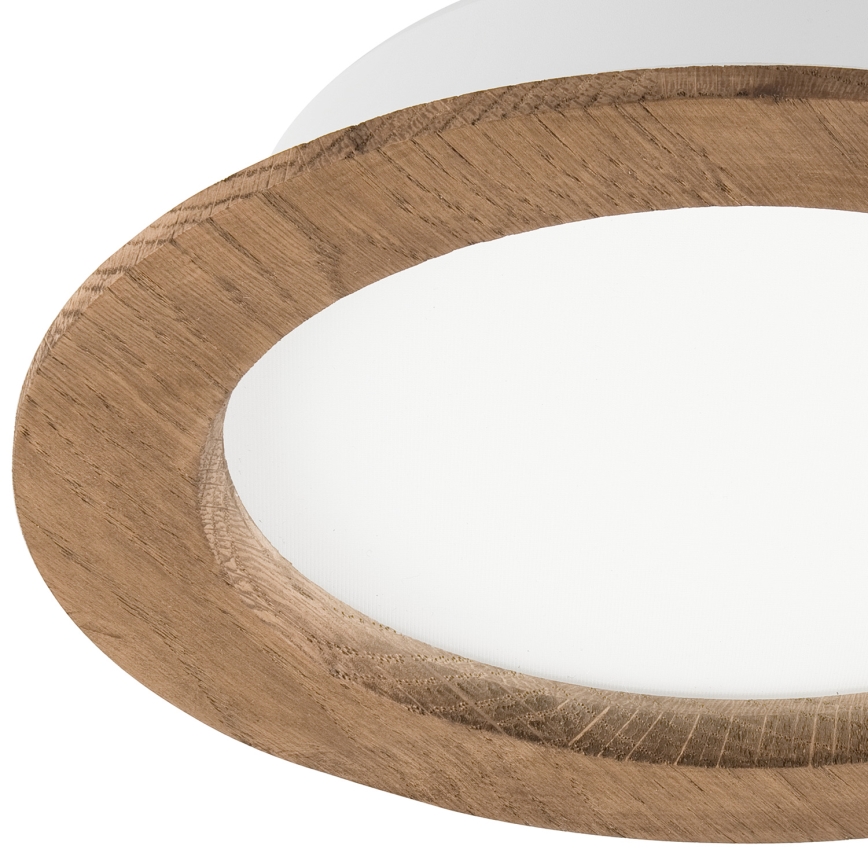 LED Лампа за окачен таван WOODY SPOT LED/16,5W/230V 4000K орех ø 18,5 см
