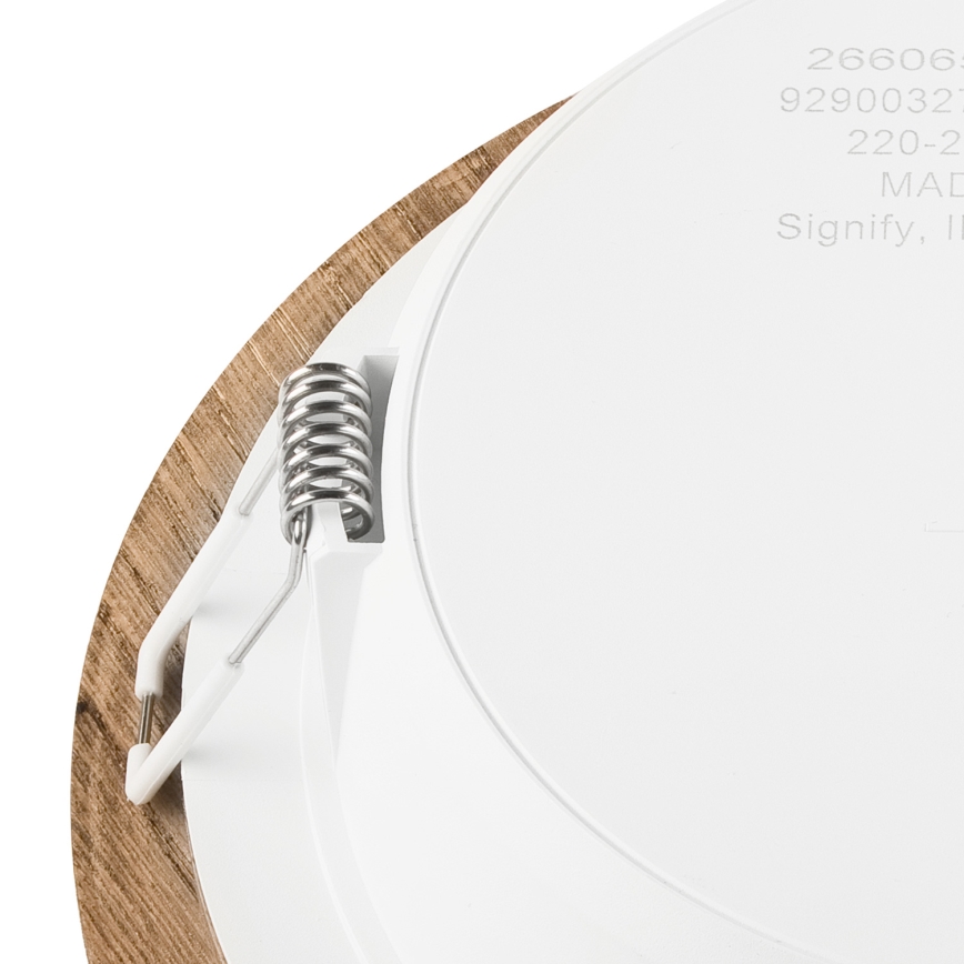 LED Лампа за окачен таван WOODY SPOT LED/16,5W/230V 4000K орех ø 18,5 см