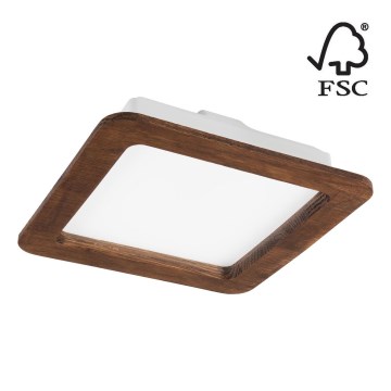 LED Лампа за окачен таван WOODY SPOT LED/17W/230V 3000K череша 18,5x18,5 см