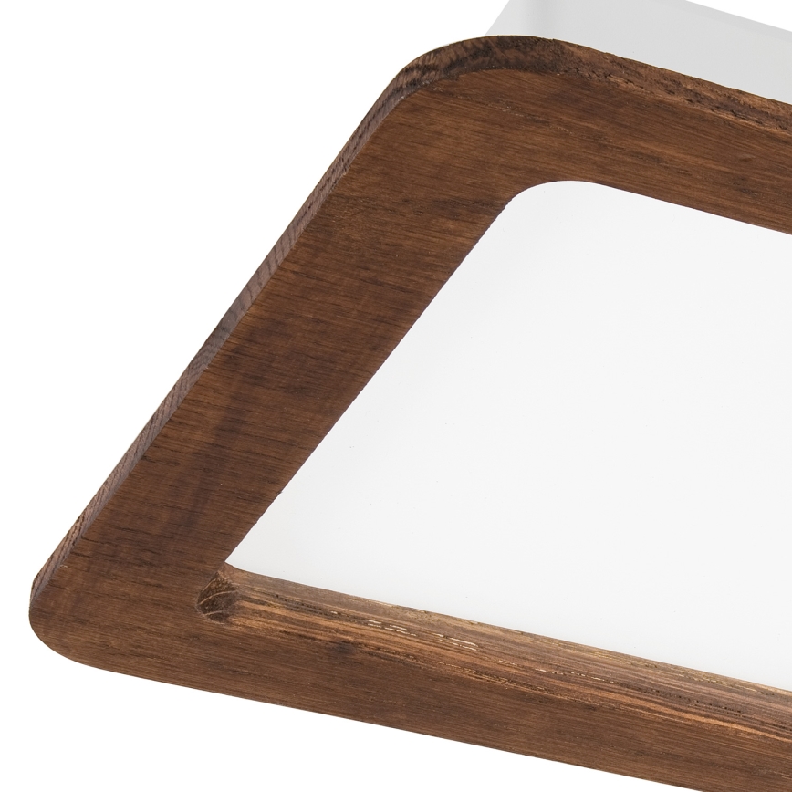 LED Лампа за окачен таван WOODY SPOT LED/17W/230V 3000K череша 18,5x18,5 см