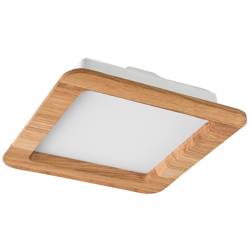 LED Лампа за окачен таван WOODY SPOT LED/17W/230V 3000K дъб 18,5x18,5 см