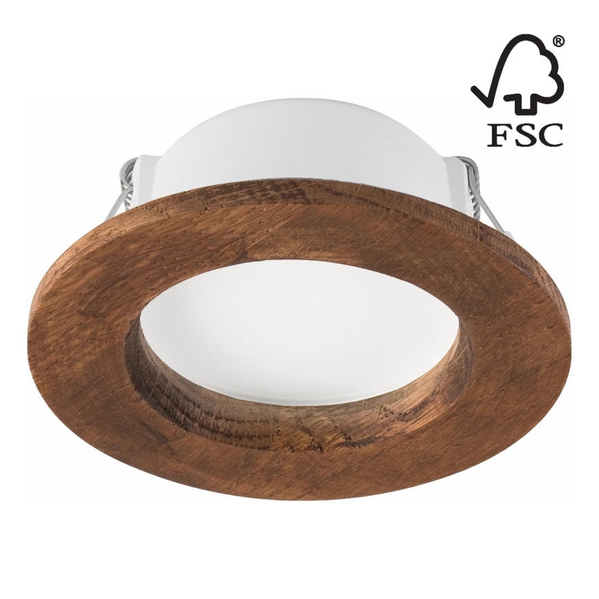 LED Лампа за окачен таван WOODY SPOT LED/5,5W/230V 4000K череша ø 10 см