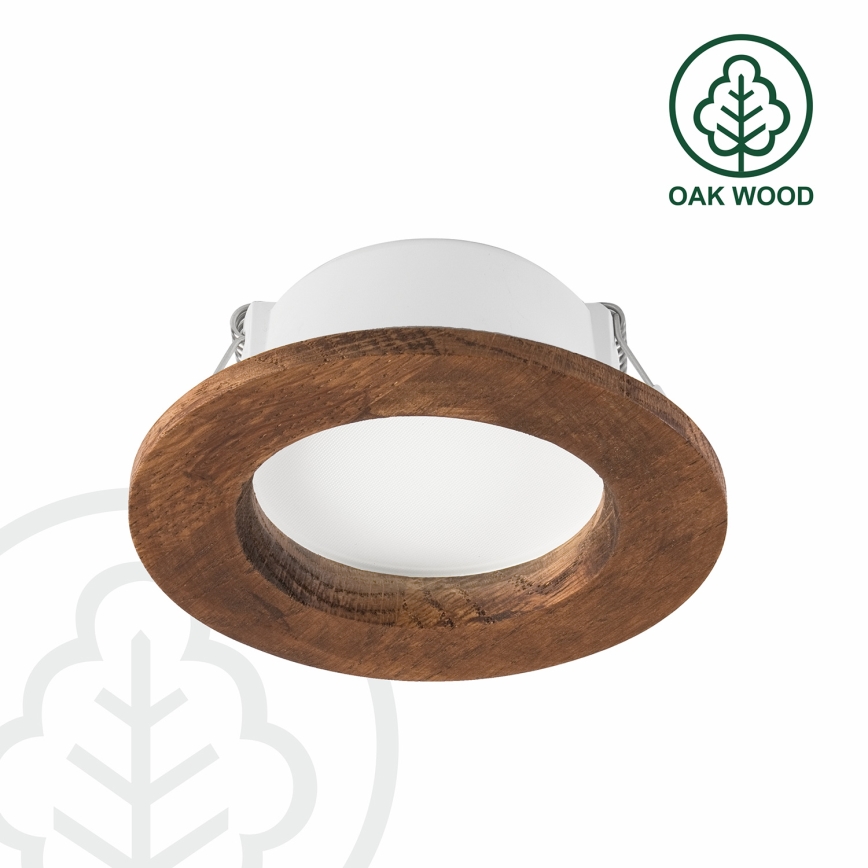 LED Лампа за окачен таван WOODY SPOT LED/5,5W/230V 4000K череша ø 10 см