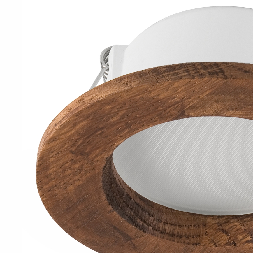 LED Лампа за окачен таван WOODY SPOT LED/5,5W/230V 4000K череша ø 10 см