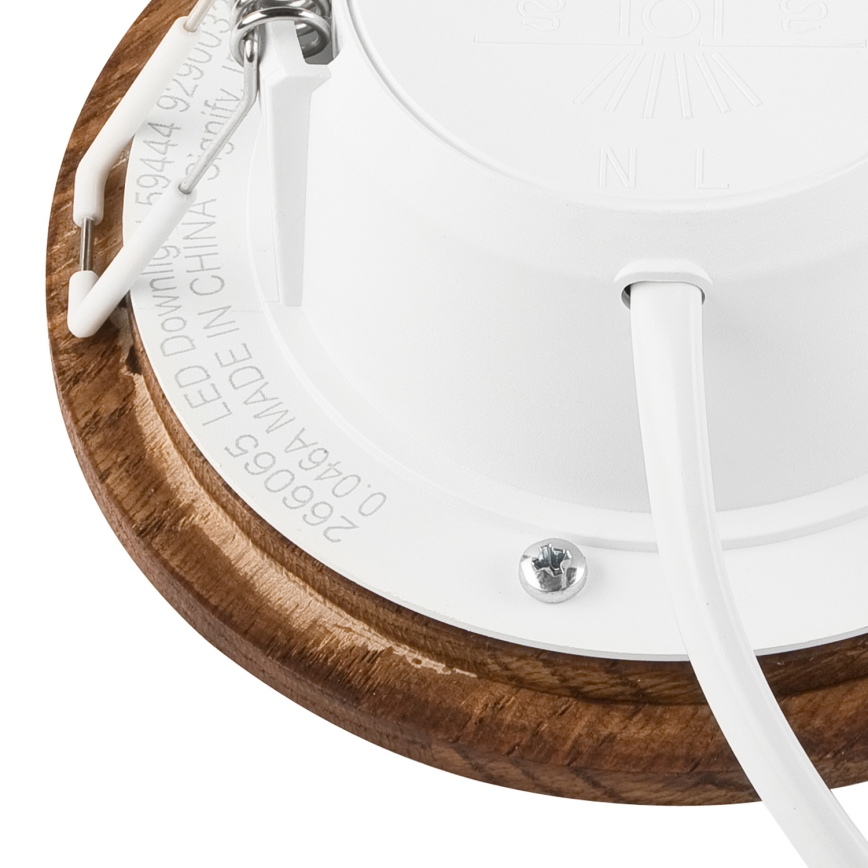 LED Лампа за окачен таван WOODY SPOT LED/5,5W/230V 4000K череша ø 10 см