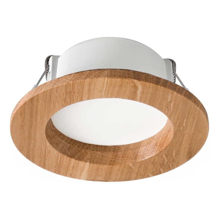 LED Лампа за окачен таван WOODY SPOT LED/5,5W/230V 4000K дъб ø 10 см