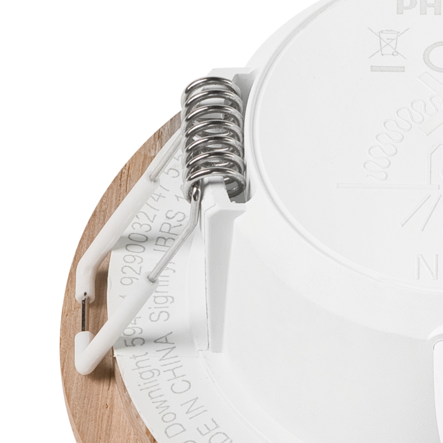 LED Лампа за окачен таван WOODY SPOT LED/5,5W/230V 4000K дъб ø 10 см