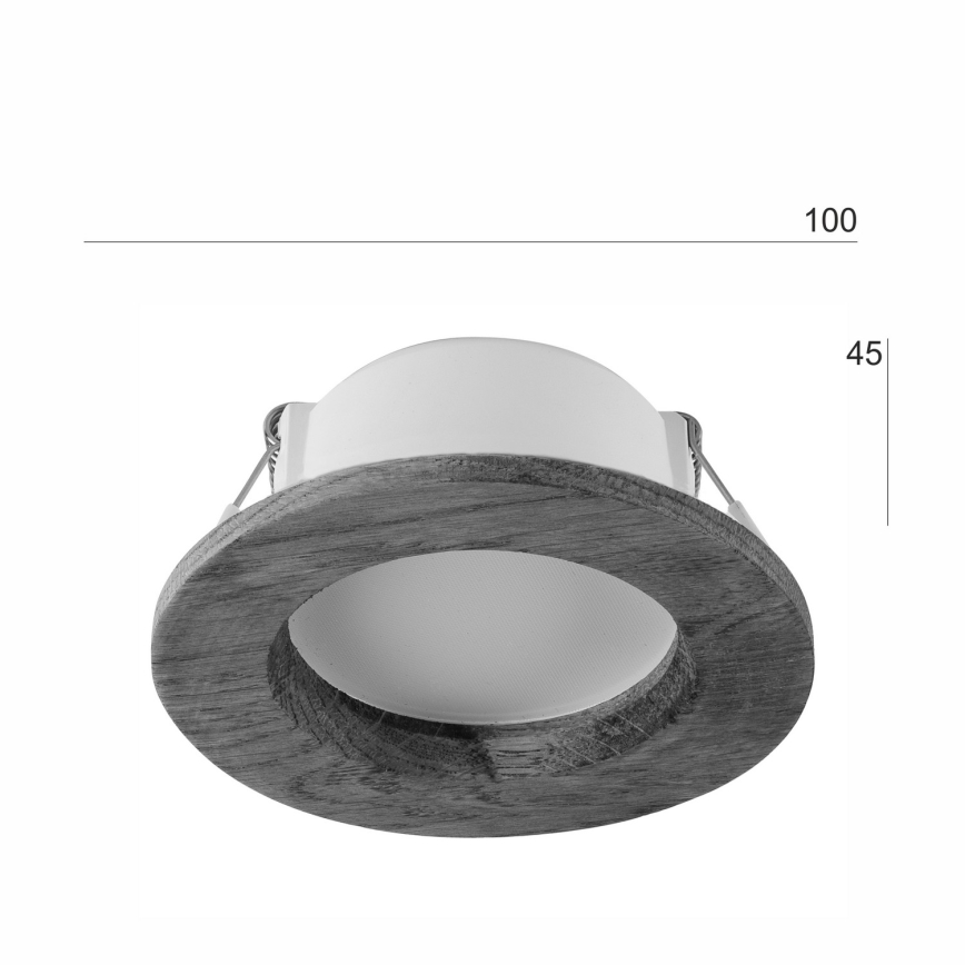 LED Лампа за окачен таван WOODY SPOT LED/5,5W/230V 4000K дъб ø 10 см