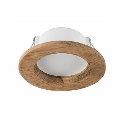 LED Лампа за окачен таван WOODY SPOT LED/5,5W/230V 4000K орех ø 10 см
